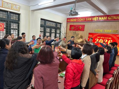 TRƯỜNG THCS NÀ NHẠN RỘN RÀNG KHAI XUÂN – KHÍ THẾ MỚI, QUYẾT TÂM MỚI NĂM 2026